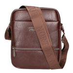 Borsa a tracolla uomo 100% pelle PU PCL3084-COFFEE Northampton Polo Club