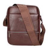 Borsa a tracolla uomo 100% pelle PU PCL3084-COFFEE Northampton Polo Club