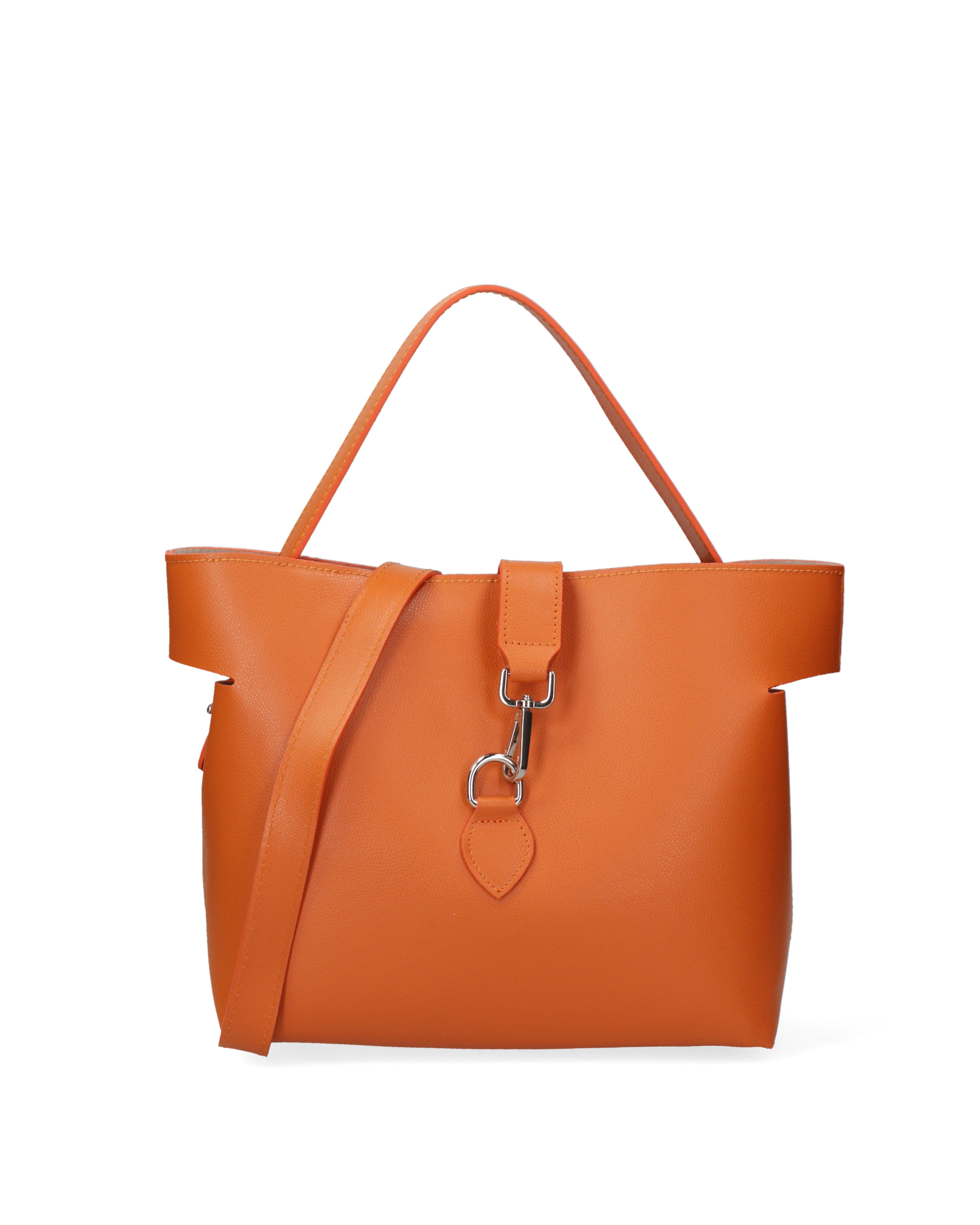 Liviana Borsa a mano da donna Vera pelle 07379-PL29 ARANCIO Gave Lux