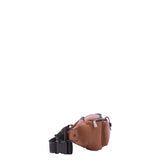 Marsupio da uomo in poliestere Casual BC1409-MARRONE CHIARO B Cavalli