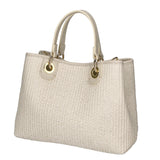 Amalia Borsa a mano da donna Vera pelle + Tabru 05167-148 D37 LATTE Gave Lux