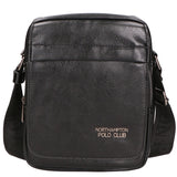 Borsa a tracolla uomo in pelle PU Casual PCL3081-BLACK Northampton Polo Club