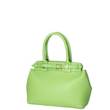 Borsa a mano da donna Vera Pelle 07146-D12 VERDE Viola Castellani
