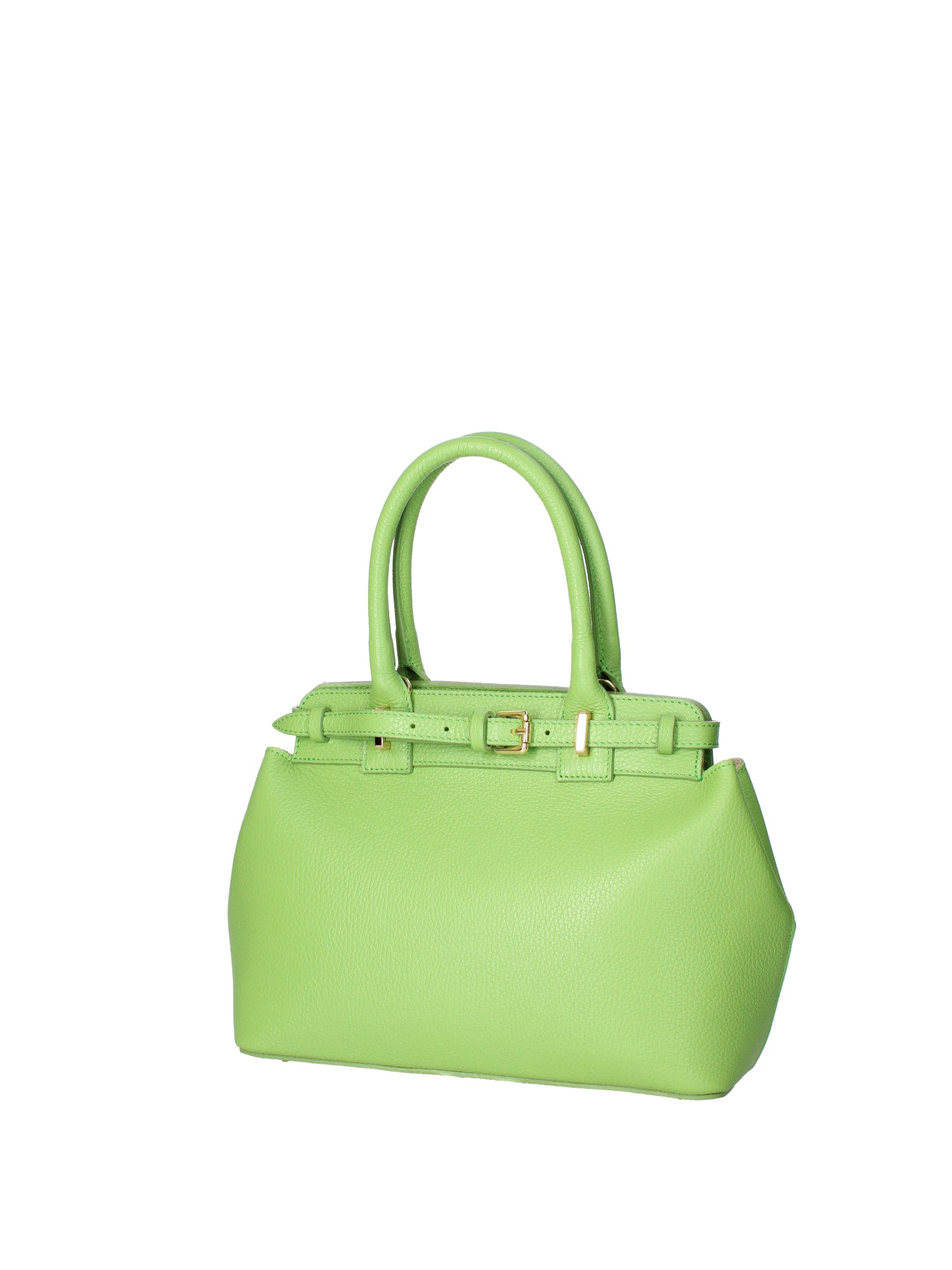 Borsa a mano da donna Vera Pelle 07146-D12 VERDE Viola Castellani