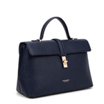 Borsa a mano da donna 100% pelle vegana PU 755-2PT-NAVYBLUE Diana&co