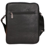 Borsa a tracolla uomo in pelle PU Casual PCL3001-BLACK Northampton Polo Club