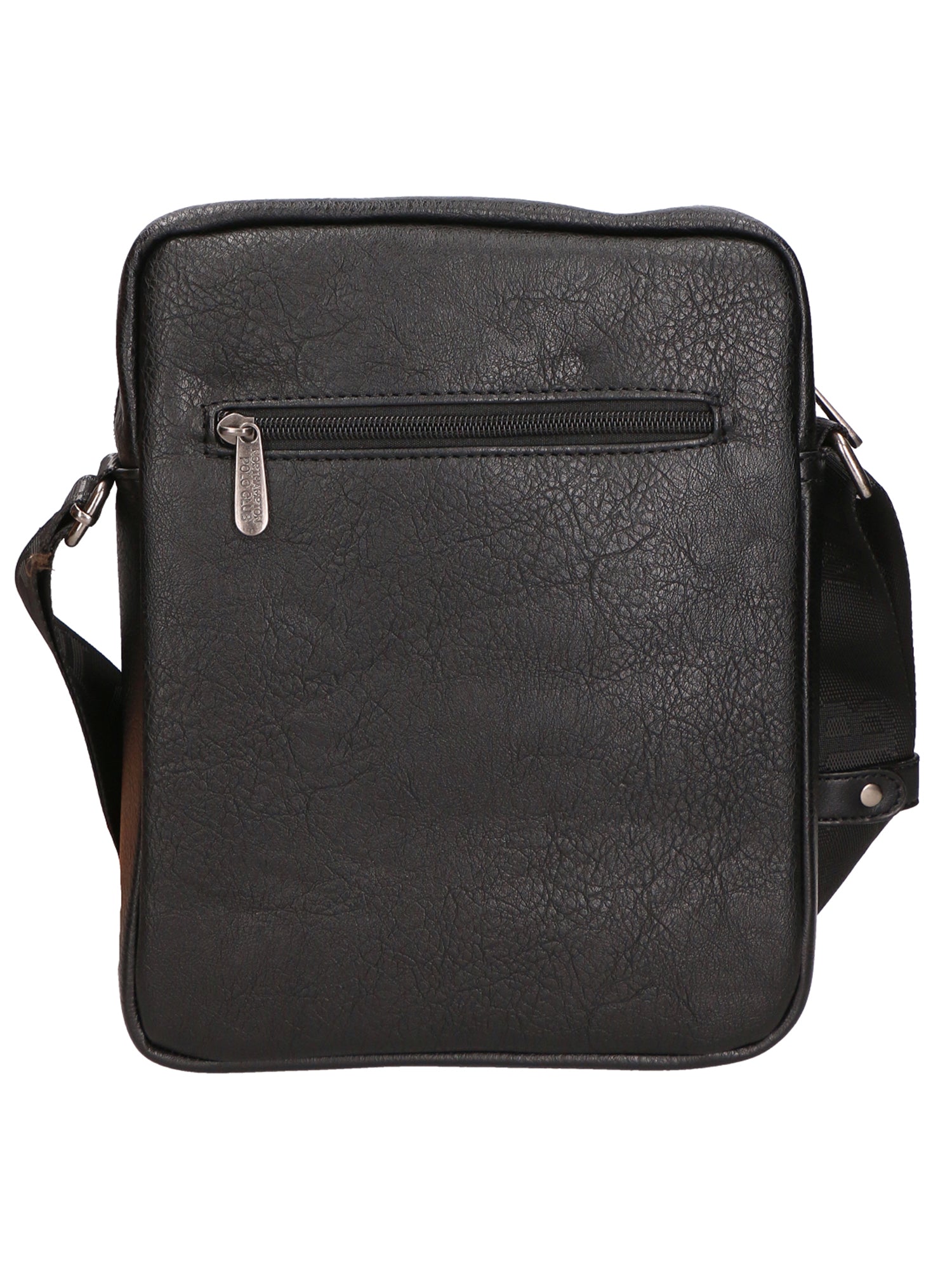 Borsa a tracolla uomo in pelle PU Casual PCL3001-BLACK Northampton Polo Club