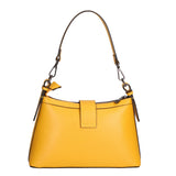 Aurelia Borsa a spalla da donna Vera pelle 05694-PL36 SENAPE Gave Lux
