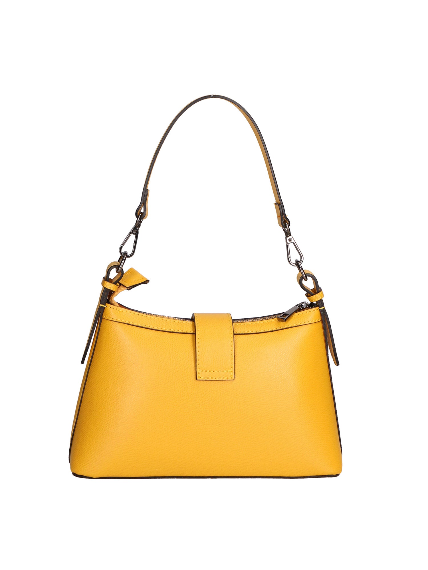 Aurelia Borsa a spalla da donna Vera pelle 05694-PL36 SENAPE Gave Lux