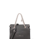 Borsa a spalla da donna Vera pelle JR-W-101-BLACK-SILVER John Richmond