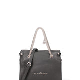 Borsa a spalla da donna Vera pelle JR-W-101-BLACK-SILVER John Richmond