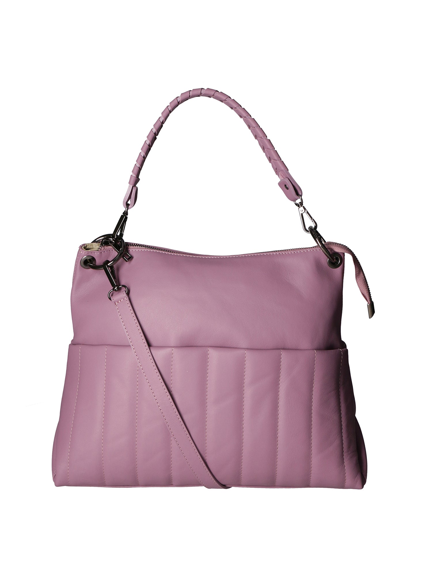 Lucrezia Borsa a mano da donna Vera Pelle 03920-S104 MALVA Gave Lux