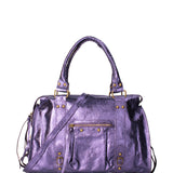 Novara Borsa a spalla da donna Vera pelle 06090 LM-L013 VIOLA Gave Lux