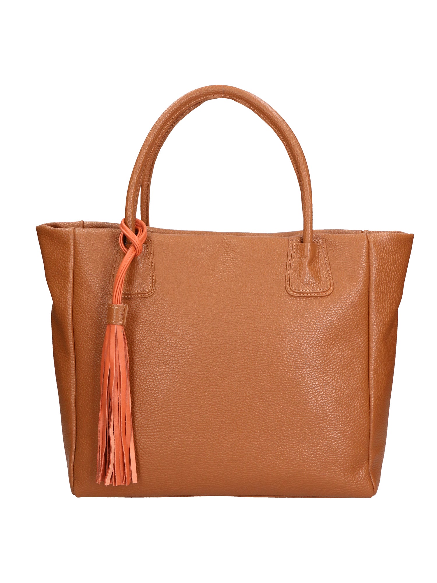 Verdiana Borsa a mano da donna Vera Pelle 06505-D17 CUOIO SCURO Gave Lux