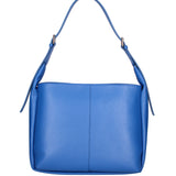 Borsa a spalla da donna Misto pelle e tessuto 07157-D22 BLUETTE Roberta Rossi