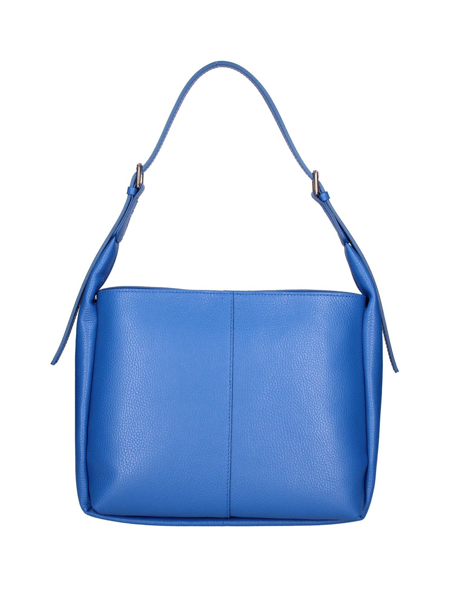 Borsa a spalla da donna Misto pelle e tessuto 07157-D22 BLUETTE Roberta Rossi
