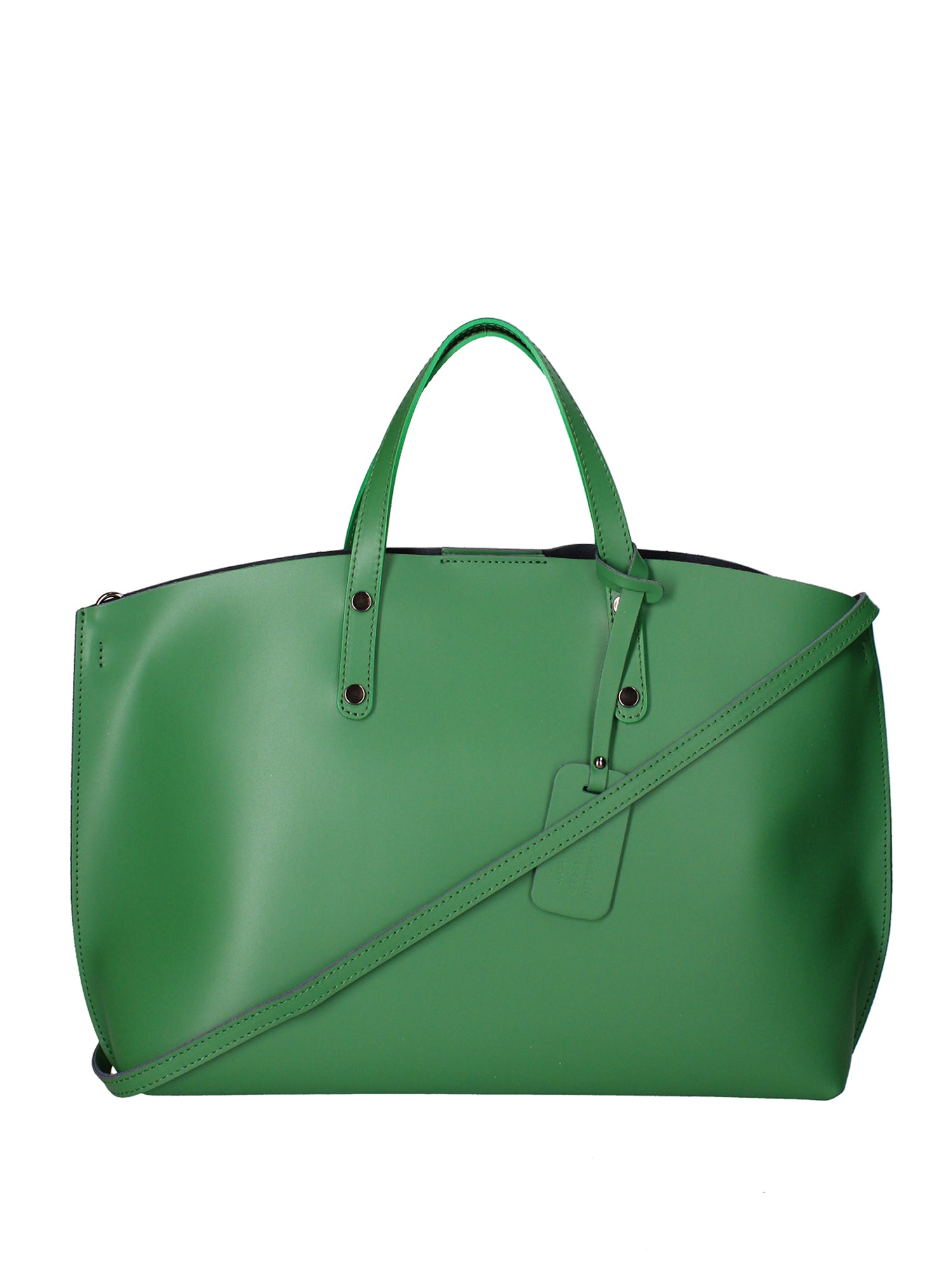 Lumena Borsa a mano da donna Vera pelle 2094-L160 VERDE Gave Lux