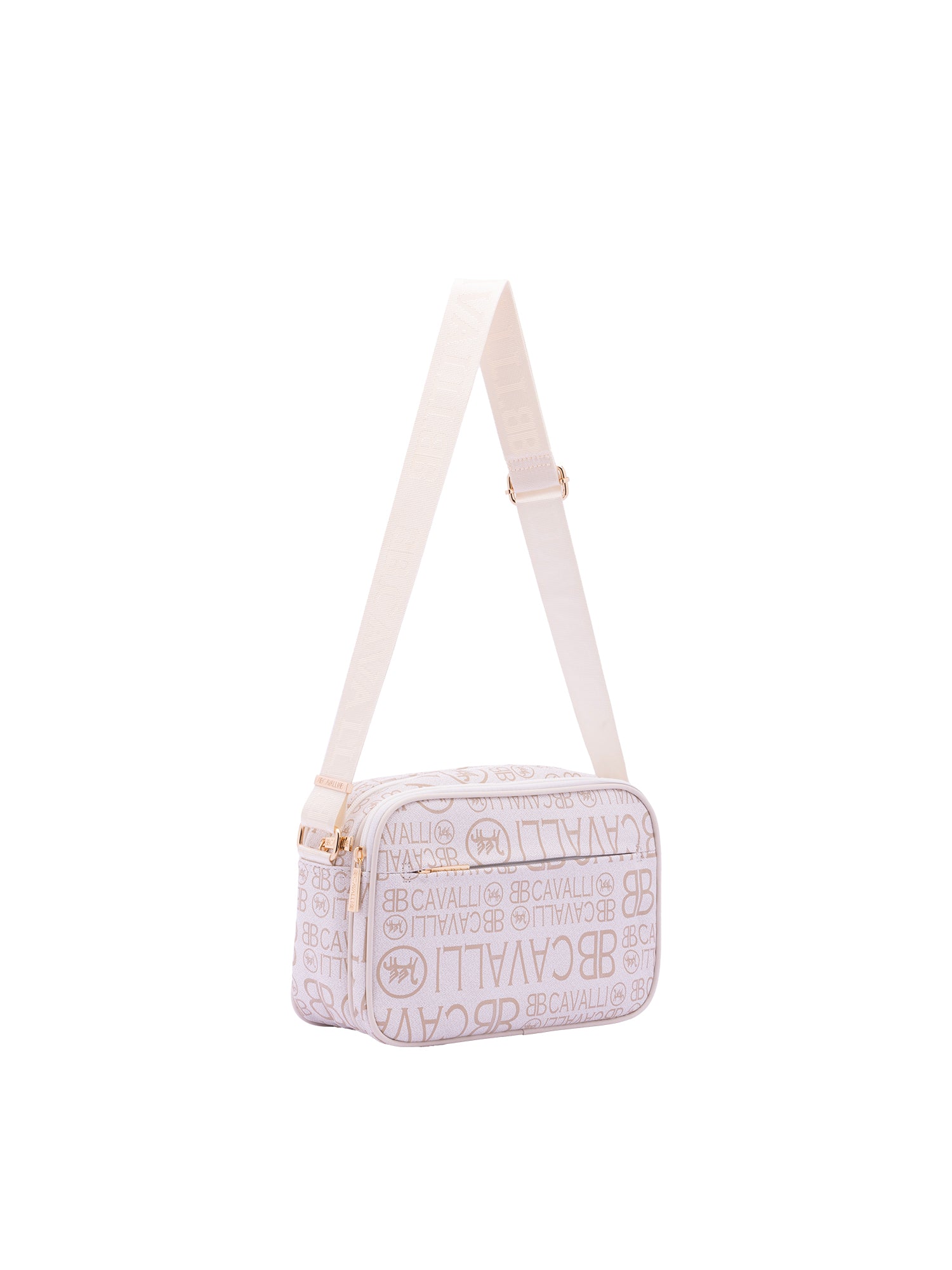 Borsa a tracolla da donna Ecopelle BC1374-OFF WHITE B Cavalli