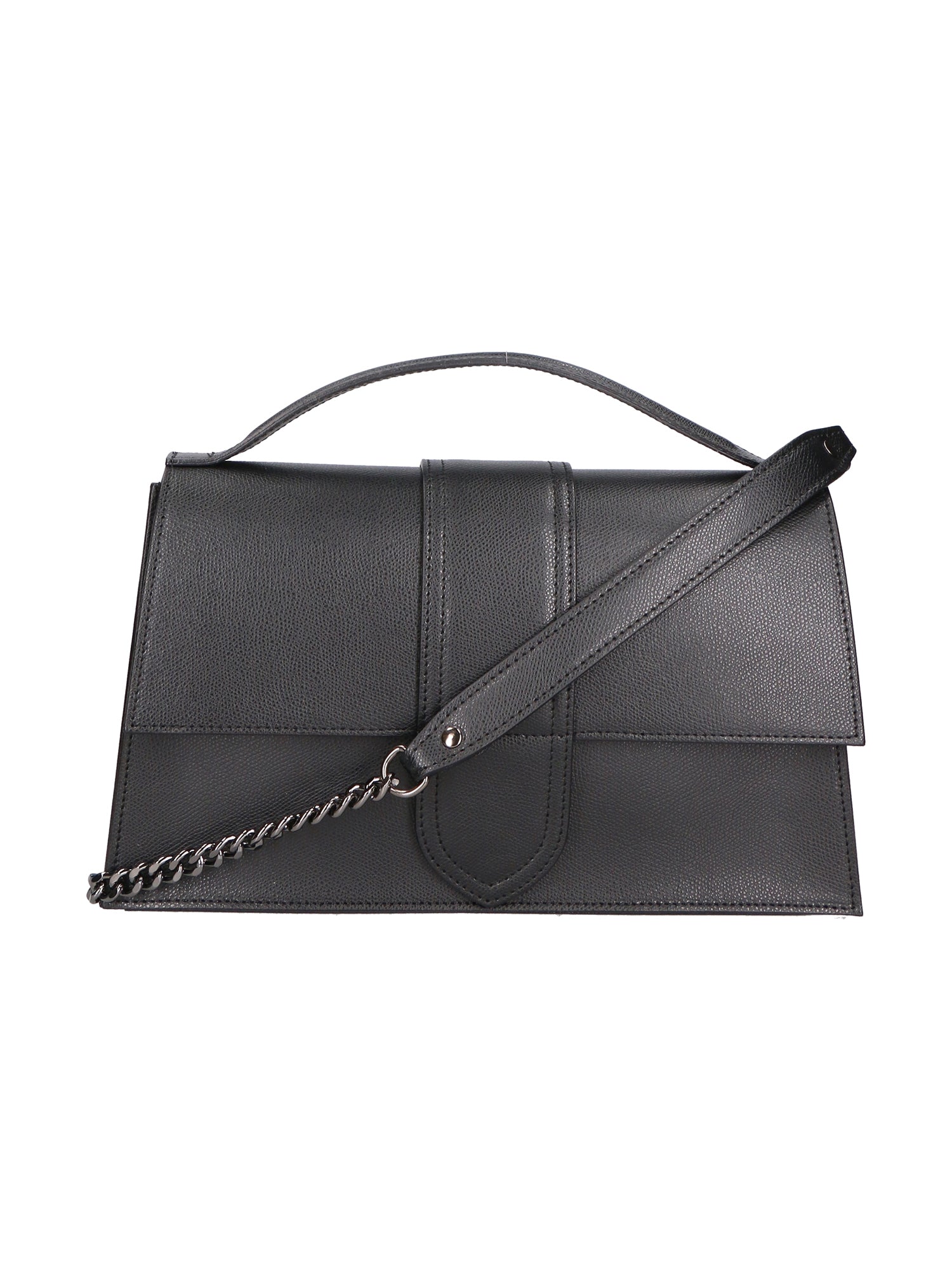 Lina Borsa a mano da donna Vera pelle 06517-NERO Gave Lux