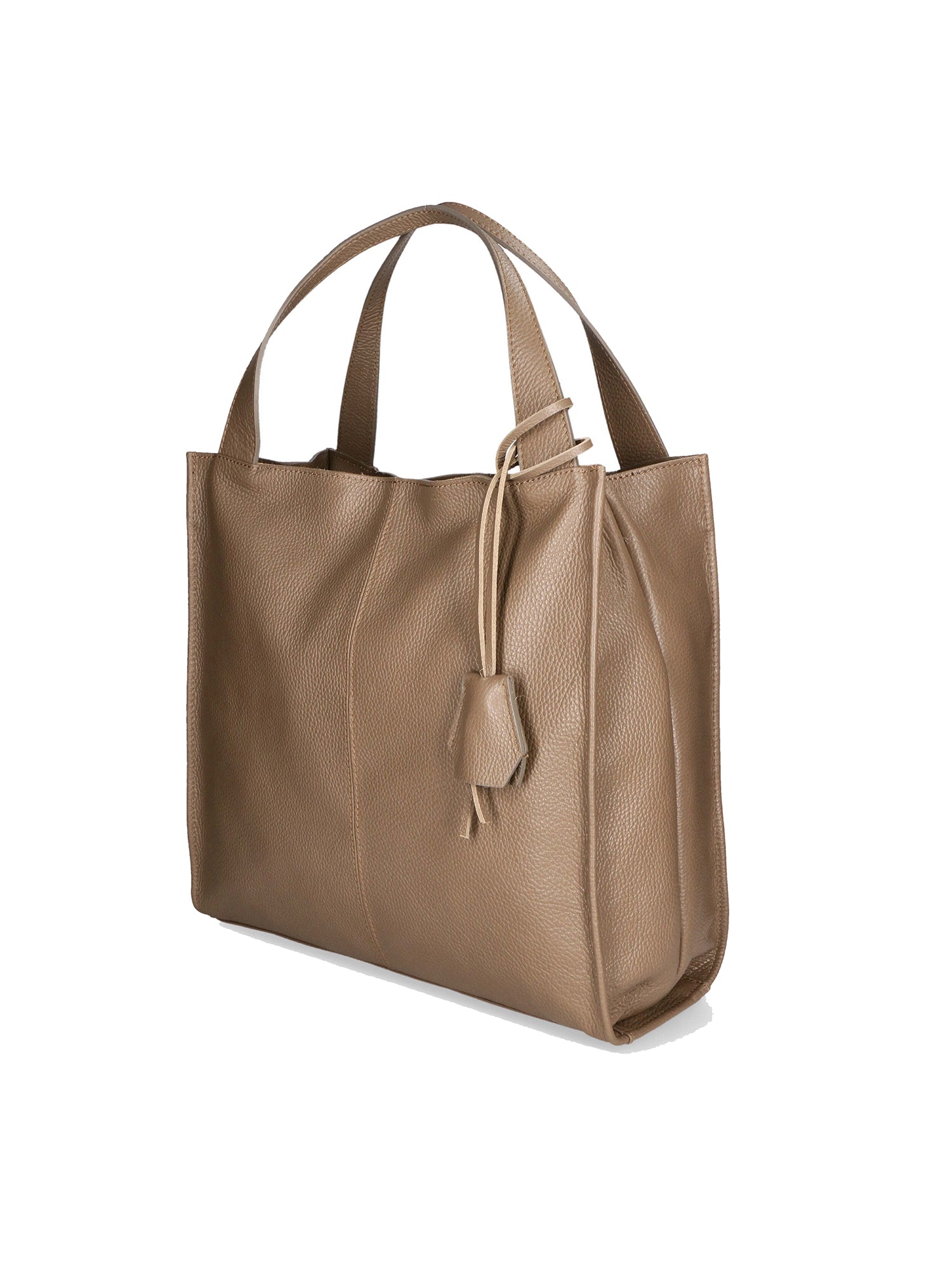 Aelia Borsa a spalla da donna Vera pelle 3312-D40 TAUPE TAUPE Gave Lux