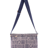 Borsa a tracolla da donna Ecopelle BC1438-BLU B Cavalli