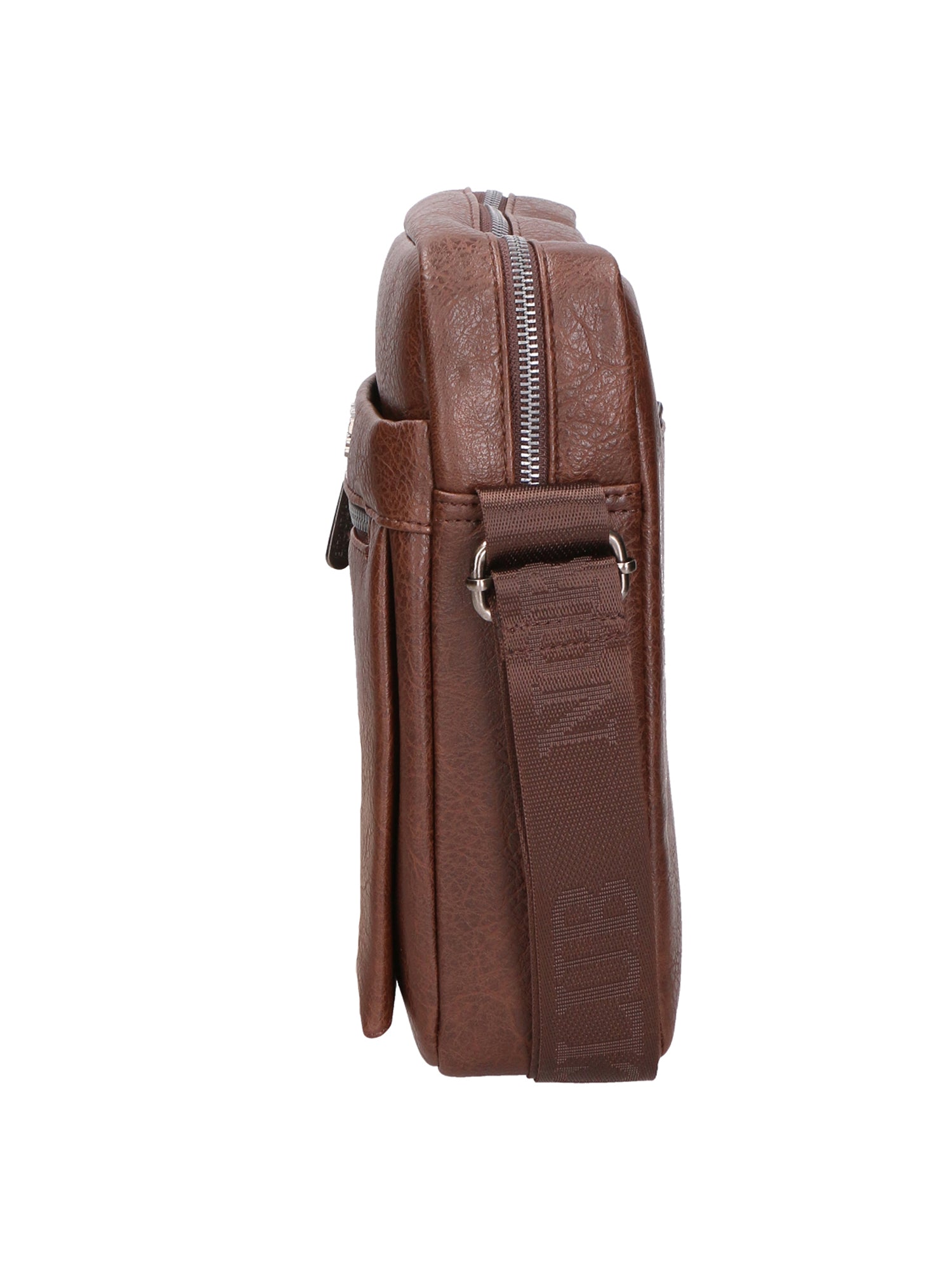 Borsa a tracolla uomo 100% pelle PU PCL3003-COFFEE Northampton Polo Club