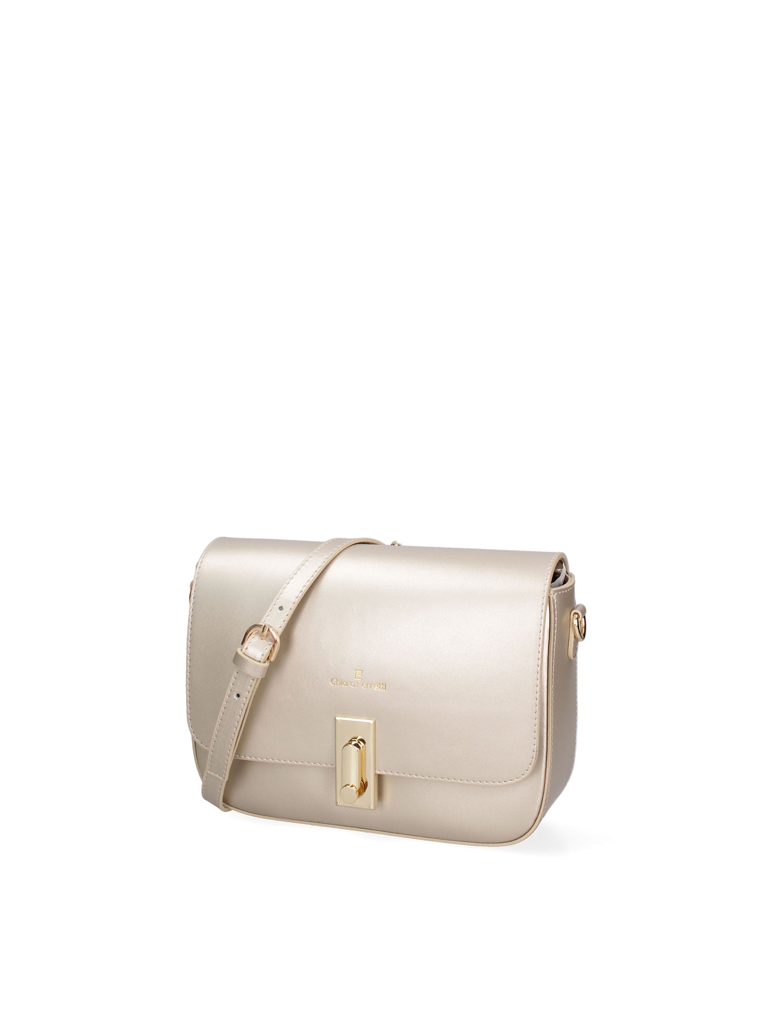 Lumena Chic Borsa a tracolla da donna Vera pelle 7987-L800 ORO Chiara Ferretti