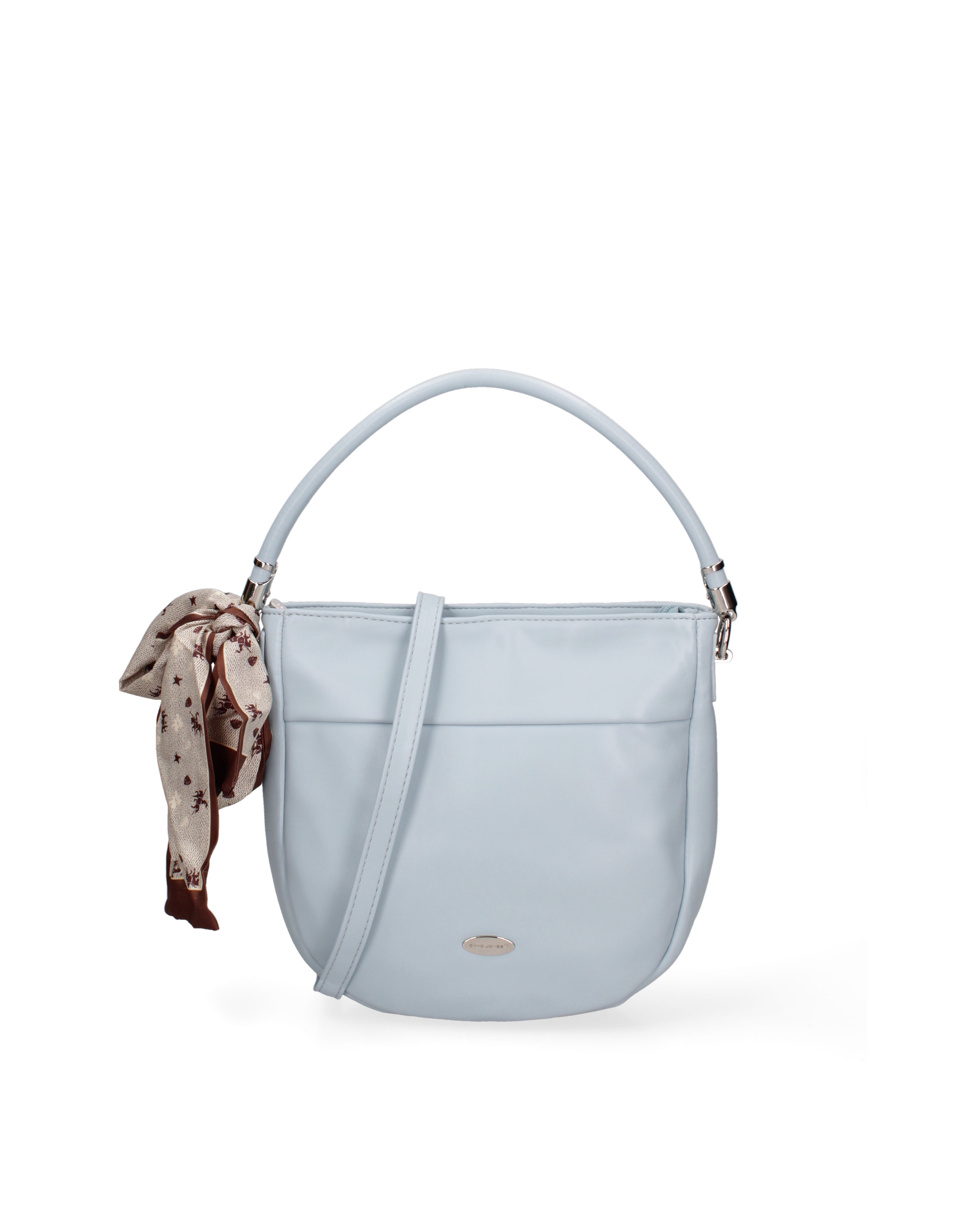 Borsa a mano da donna Ecopelle vegana CM6486-PALEBLUE David Jones