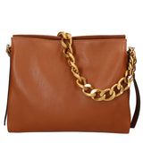 Annalou Borsa a spalla da donna Vera pelle 05417-D17 CUOIO SCURO Gave Lux