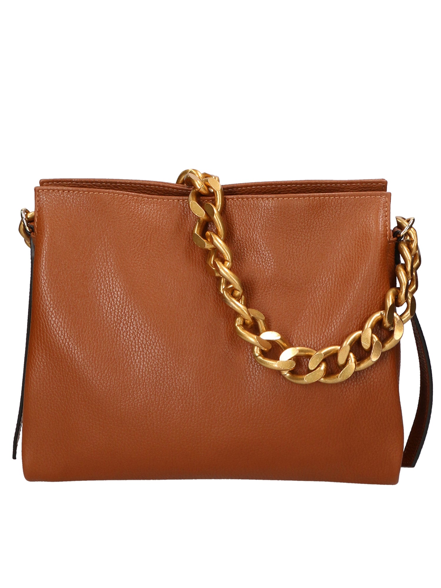 Annalou Borsa a spalla da donna Vera pelle 05417-D17 CUOIO SCURO Gave Lux