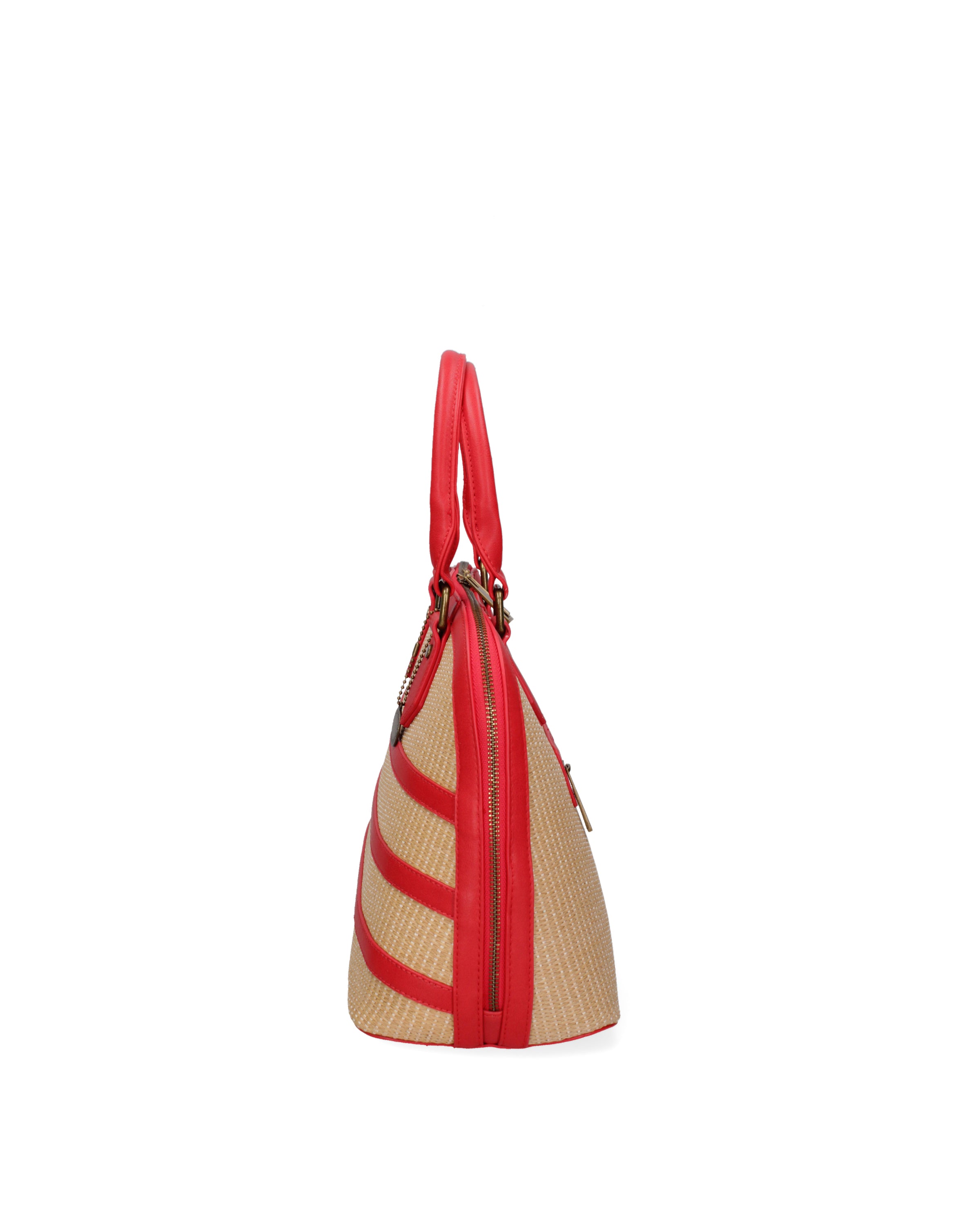 Borsa a mano da donna Ecopelle e poliestere DC1610-2-RED Diana&co