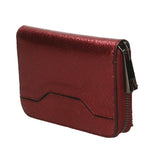 Nohemi Portafoglio donna vera pelle Zip 524072-ROSSO RED Gave Lux