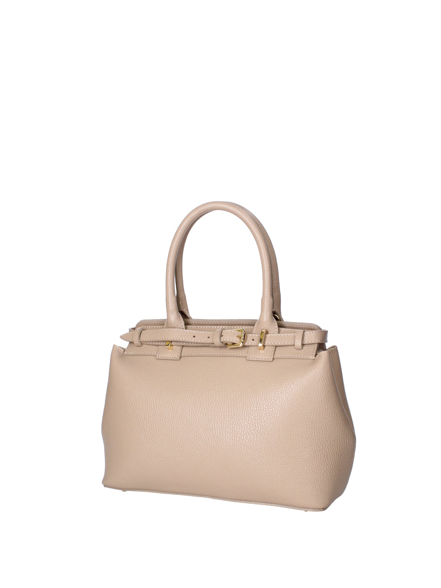 Borsa a mano da donna Vera Pelle 07146-D05 CAPPUCCINO Viola Castellani