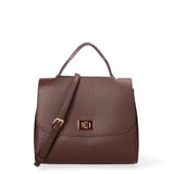 Borsa a mano da donna Ecopelle 635-1-CHOCOLATE Diana&co