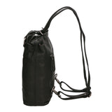 Borsa a spalla uomo in vera pelle Convertibile HILB-4065-NERO Hill Burry