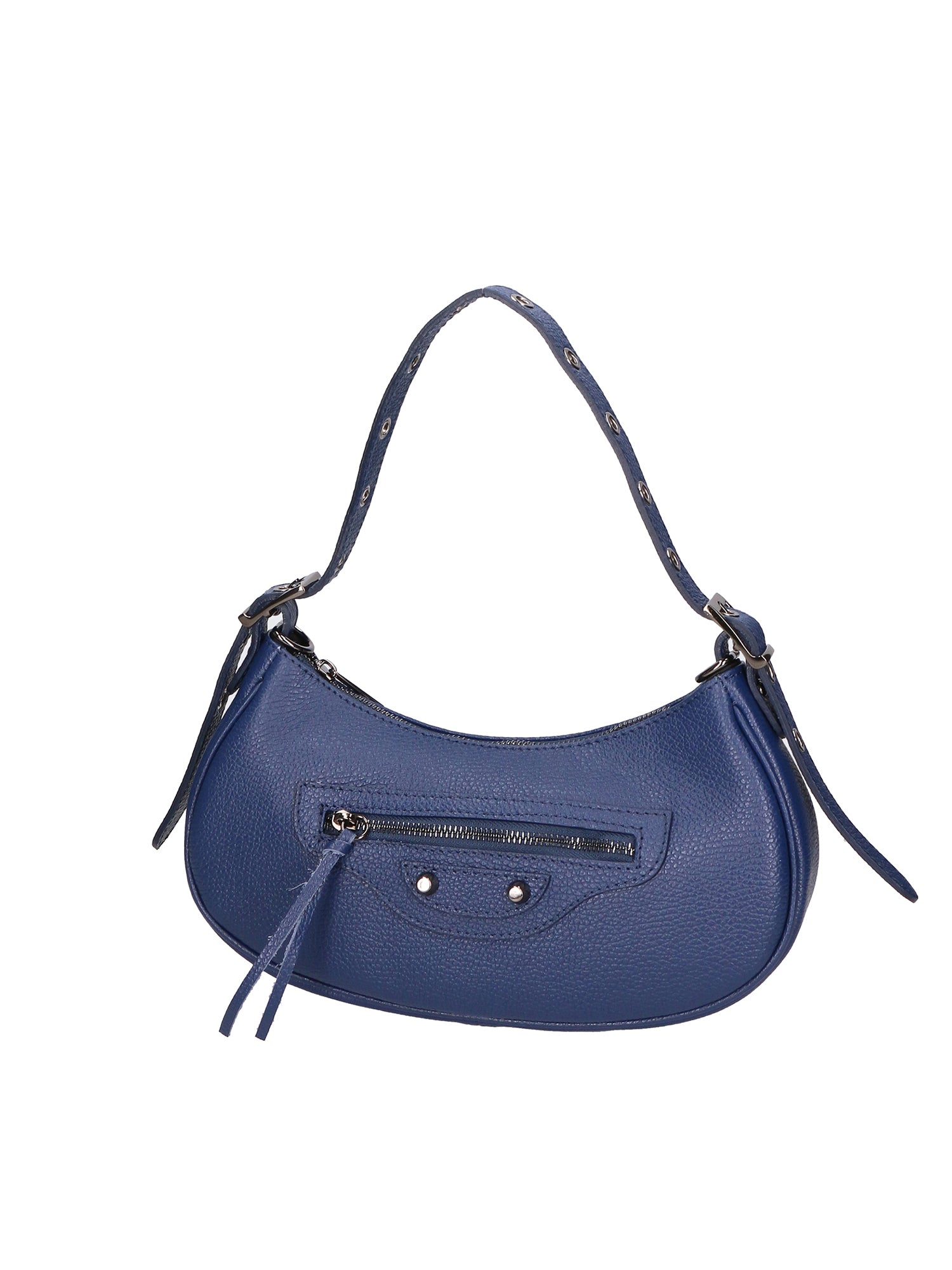 Loredana Borsa a spalla da donna Vera pelle 06548-BLU JEANS Gave Lux