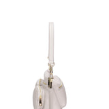 Borsa a spalla da donna Vera pelle 07147-D86 GRIGIO PERLA Roberta Rossi
