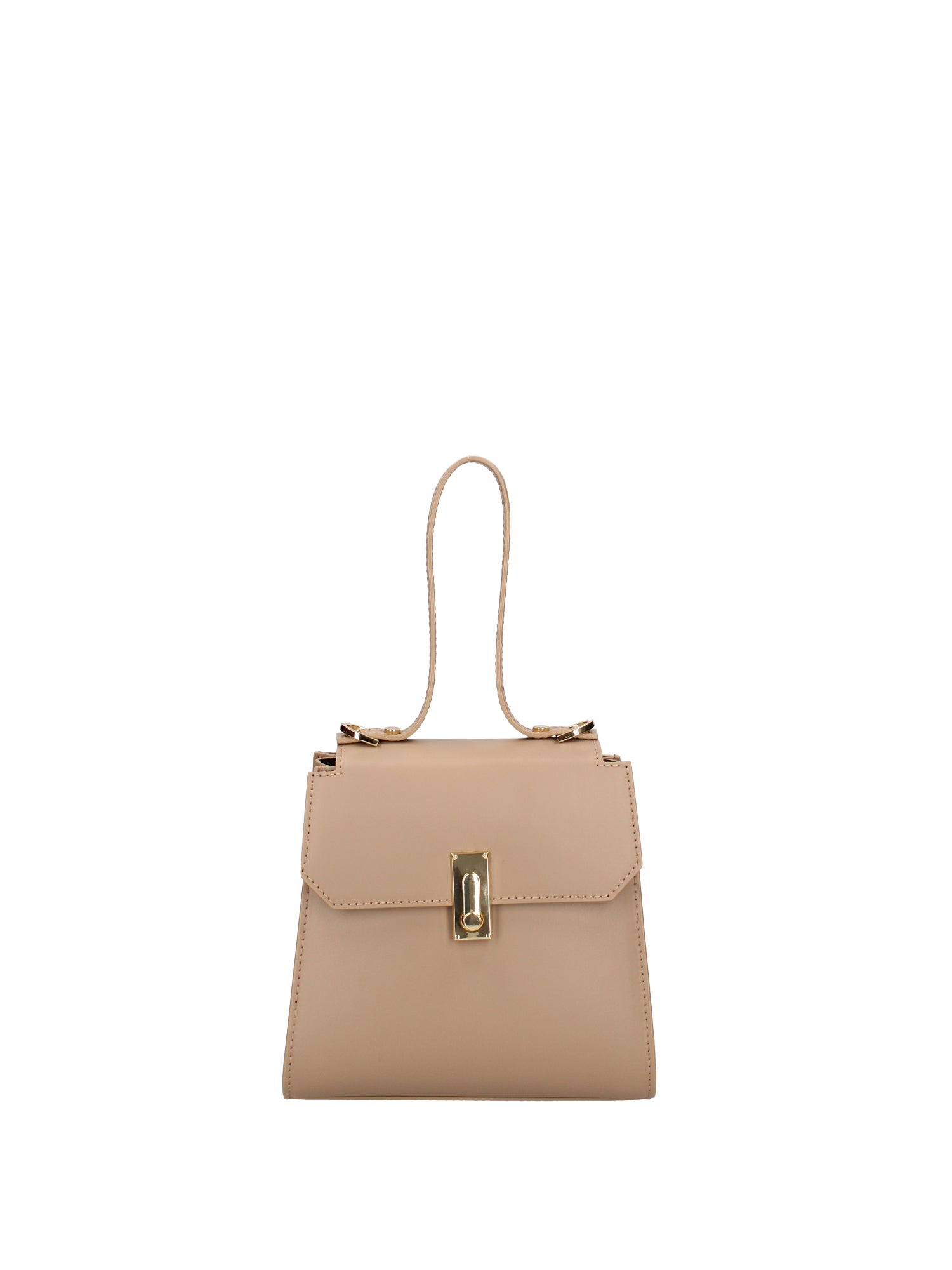 Borsa a mano da donna 100% pelle 07204-L110 TAUPE Viola Castellani