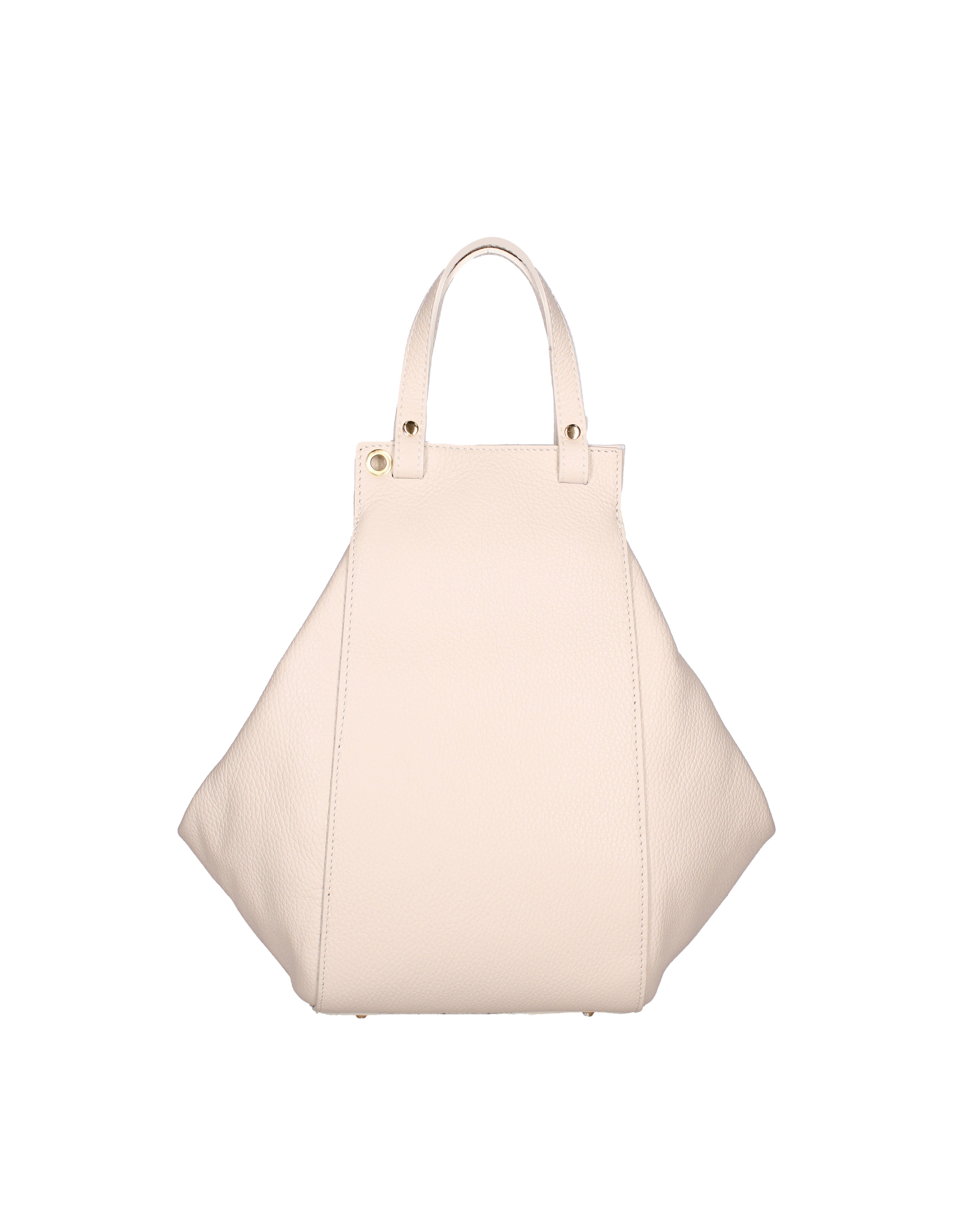 Lindsey Borsa a mano da donna 100% vera pelle 07162-D37 LATTE Viola Castellani