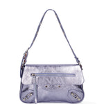 Borsa a spalla da donna Vera pelle 07234-L027 LILLA Roberta Rossi