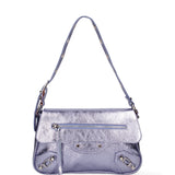 Borsa a spalla da donna Vera pelle 07234-L027 LILLA Roberta Rossi