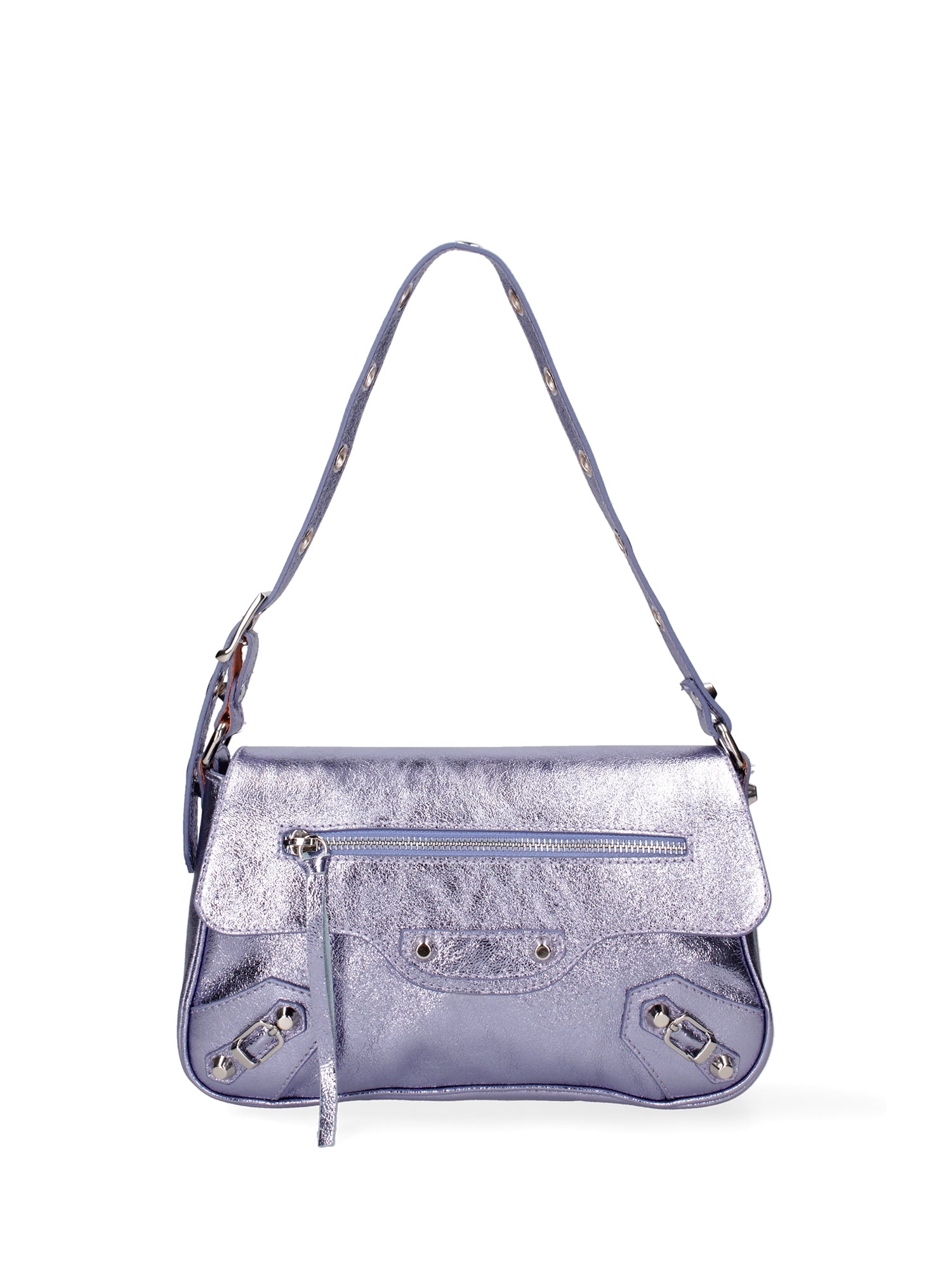 Borsa a spalla da donna Vera pelle 07234-L027 LILLA Roberta Rossi