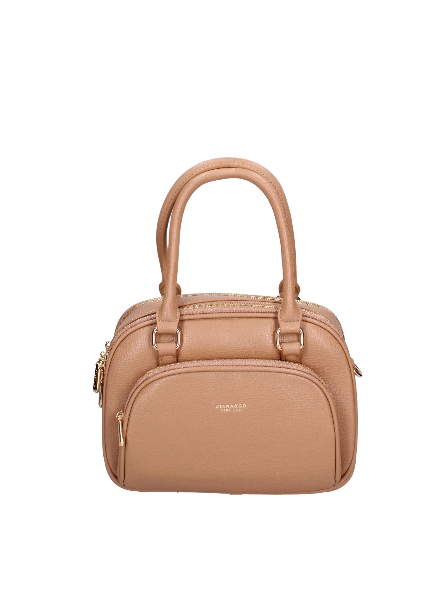 Borsa a mano da donna Ecopelle 601-4-CAMEL Diana&co