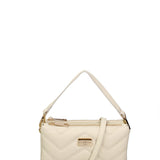 Borsa a spalla da donna Vera pelle JR-W-1109SA-BONE-GOLD John Richmond