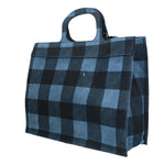 Edera Borsa a mano da donna Vera pelle 00661-012 BLU JEANS Gave Lux