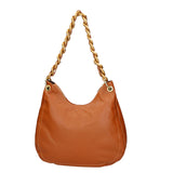 Artemisia Borsa a spalla da donna Vera pelle 05462-S17 CUOIO SCURO L015 T.MORO Gave Lux