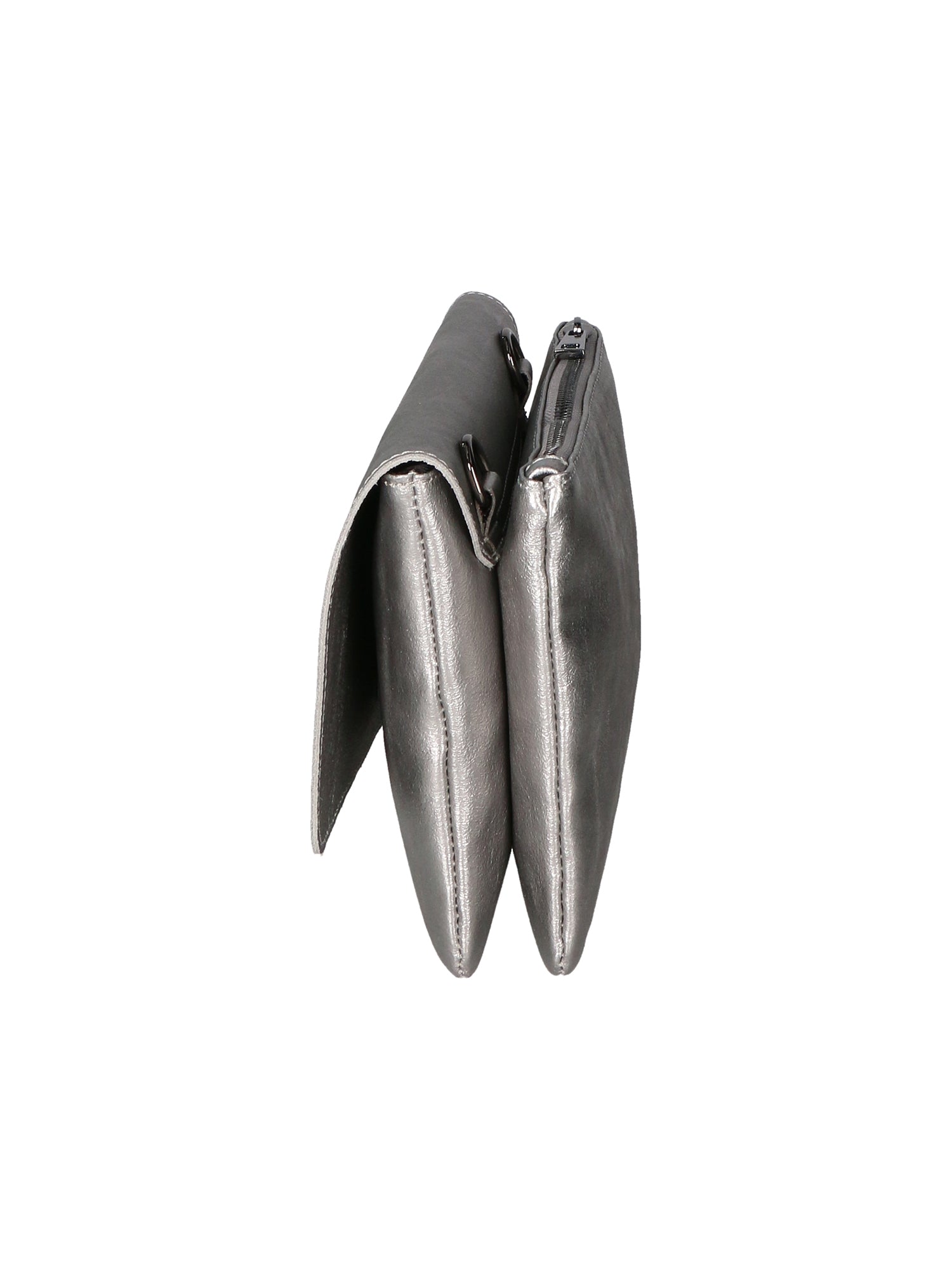 Angelica Pochette da donna Vera pelle 05413-L002 ARGENTO SCURO Gave Lux