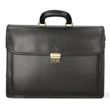 Cesare Borsa da lavoro uomo Vera pelle 7002-NERO Gave Lux