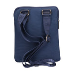 Borsa a tracolla uomo in pelle PU Casual PCL3154-BLUE Northampton Polo Club