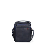 Borsa a tracolla uomo 100% pelle PU PCL3056-BLUE Northampton Polo Club